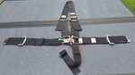 Deist Vintage 4-POINT Black Racing Harness Glendale Ca Jan 1990. Fixed Price $99.99.