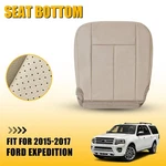 Ford Expedition 15 16 2017 Tan Leather Front Driver Bottom Seat Cover Skin. Fixed Price $85.49.