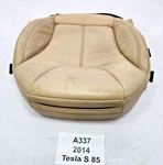 12-16 Oem Tesla Model Front Right Passenger Seat Lower Cushion Leather Note*. Fixed Price $118.00.
