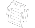 Genuine Volkswagen Seat Back Cover 3CN-888-805-M-VJP. Fixed Price $253.93.