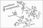 Genuine Mercedes C107 R107 Coupe Sliding Jaw 1079190424. Fixed Price $7.38.