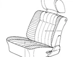 Genuine Bmw Cover Backrest, Leather 52101966150 New. Fixed Price $610.57.