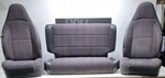 Driver & Passenger Front Seats + Rear Agate Aztec 97-02 Jeep Tj Wrangler. Fixed Price $819.00.