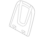 Genuine Audi Seat Back Panel 8T0-881-969-H-XCC. Fixed Price $276.97.