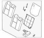 Genuine Nissan Seat Back Assembly 88600-6LM2A. Fixed Price $2358.08.