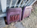 1973 - 1977 Buick Regal S/r Bucket Seat Hinge Covers + Backs Oem Body Gm. Fixed Price $137.75.