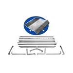 Scott Drake Steel Multi Piece Fastback Rear Seat Molding 65-68 Ford Mustang. Fixed Price $443.12.