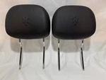 Maserati Ghibli / Levante Quattroporte Black Leather Headrest Embossed Trident. Fixed Price $200.00.