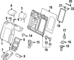 Genuine Volkswagen Seat Back Cover 5H0-885-806-AF-CIS. Fixed Price $445.75.