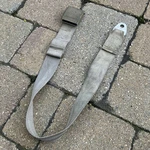 1968 Mopar A-b Body Seat Belt W/lift Buckle Tan Dodge Dart Charger Plymouth Cuda. Fixed Price $24.00.