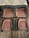 24-26 Ford Mustang Premium Rear Seat Set Upper & Lower Cushion Leather. Fixed Price $450.00.