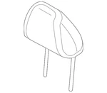 Genuine Nissan Headrest 86400-6CC0B. Fixed Price $235.23.