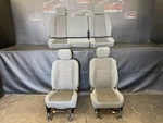 2013 Ram 1500 Set Of Power Front & Rear Seats Cloth Black / Gray MJX8. Fixed Price $1100.00.