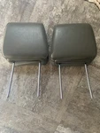 2002-2008 Dodge Ram 1500 Rh Right Lh Left Front Headrest Set Leather Gray Oem. Fixed Price $58.95.