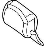 Genuine Bmw Headrest Leather Right 52-10-8-255-630 New. Fixed Price $245.48.
