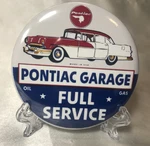 Retro Pontiac Automobile 3" Badge Pin (gto / Firebird Chieftan Lemans) 50'S. Fixed Price $19.99.