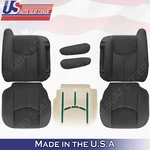 2003 2004 2005 2006 Chevy Avalanche Driver Passenger Leather/cloth Cover Graphte. Fixed Price $84.90.