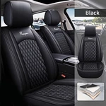 Car Covers 2-SEATS Front For Jaguar Pu Leather Cushion Black 008. Fixed Price $104.00.