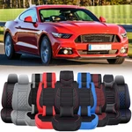 Car Seat Covers Deluxe Pu Leather Front & Rear Cushion Ford Mustang Gt Focus. Fixed Price $89.01.