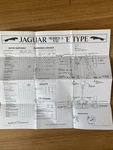 Jaguar Series 3 V 12 Type Maintenance & Lubrication Chart. Fixed Price $9.99.