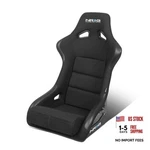 NRG-FRP-301 Glass Fixed Back Bucket Racing Black Microfiber / Leather-. Fixed Price $454.60.