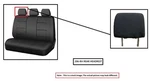 Blk Lea Rear Headrest Oem 2018 Maserati Levante. Fixed Price $75.00.