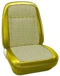 1969 Camaro Black And Yellow Houndstooth With Front Bucket Seat. Fixed Price $698.99.