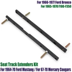 For 1964-1970 Mustang & 67-70 Cougar Bronco Seat Track Extensions Extenders Kit. Fixed Price $40.99.