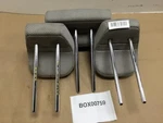 2010 2014 Honda Insight Rear Second Row Seat Headrest Set Of 3 Gray Cloth Oem+. Fixed Price $68.36.