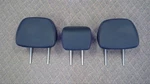 2008 Mitsubishi Outlander Set Of 3 Rear Headrests Leather 21989. Fixed Price $146.00.