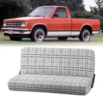 Truck Pickup Bench Seat Cover Gray & Black Plaid Universal For 1982-90 Chevy S10. Fixed Price $55.48.