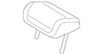 Genuine Audi Headrest 4K0-885-975-D-RNY. Fixed Price $431.05.