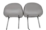 15-18 Kia Sedona Second Row Rear Captain Seat Black Gray Leather Headrest Oem. Fixed Price $157.24.