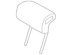 Genuine Audi Headrest 8R0-885-973-M-38M. Fixed Price $442.89.