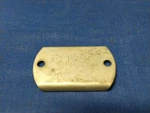 Mopar Nos Seat Hinge Stop Plate # 2160502 1961-62 Valiant Lancer. Fixed Price $14.99.