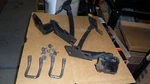 1987 - 1993 Ford Mustang Hatchback Folding Rear Seat Mounting Brackets Bolts. Fixed Price $79.99.