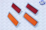 Front Rear Set Marker Lenses Bezels Reflector Fits 69 Roadrunner Charger Mopar. Fixed Price $199.95.