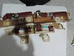 73 C3 Corvette Lh/rh Oxblood Shoulder Harnesses & Lap Belts-gm #6258624/6258620. Fixed Price $999.95.
