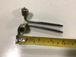 Jaguar Xke E-type Set Of Short Sunvisor Brackets. Fixed Price $99.95.