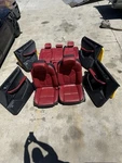 2015-2018 Oem Porsche Macan 95B Front Rear Seat Armrest Leather Red Set Panels. Fixed Price $2500.00.