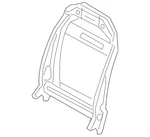 Genuine Nissan Seat Back Frame 87154-7FB0A. Fixed Price $533.96.