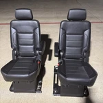 18 Gmc Yukon Denali Xl Rear Second Row Seat Set Pair Black Leather With Power. Fixed Price $760.00.