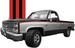 Phoenix Graphix 5-BAND Body Stripe Kit 1984-1991 Chevy Or Gmc Full Size Truck. Fixed Price $169.00.