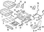 Genuine Nissan Cushion Cover 87370-7BA0B. Fixed Price $327.95.