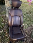 Passenger Front Bucket Seat Leather Fits 15-17 Infiniti QX50 944105. Fixed Price $350.00.