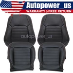 For 2011-2018 Volkswagen Jetta Gli Front Bottom / Top Leather Seat Cover Black. Fixed Price $103.19.