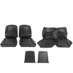 Standard Interior Upholstery Mustang Coupe 67 Black Full Set W/ Front Buckets. Fixed Price $379.99.