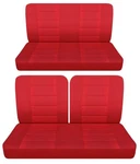 Fits 1955 1967 Ford Fairlane 2DOOR Front 50-50 Top And Rear Bench Seat Covers. Fixed Price $149.99.