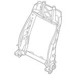Genuine Volkswagen Seat Back Frame 5C5-881-046-J. Fixed Price $1042.26.