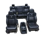 99-07 Ford F250 F350 Crew Cab Harley Davison Black Leather Seat Set/console. Fixed Price $2000.00.